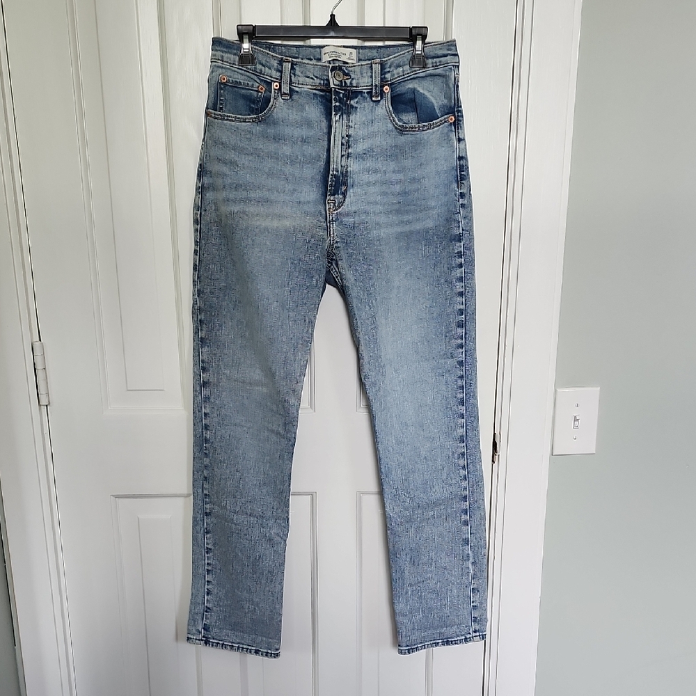 Abercrombie & Fitch Classic Blue Straight Jeans